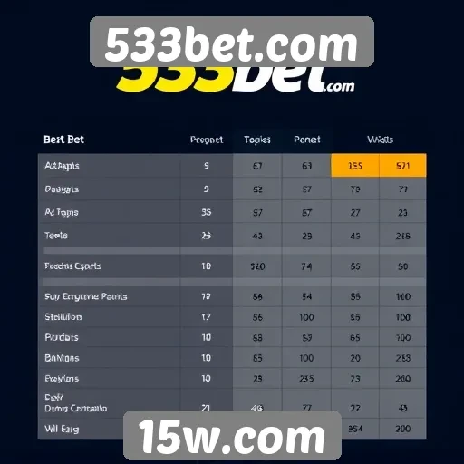 Desempenho do 533bet em comparação com concorrentes