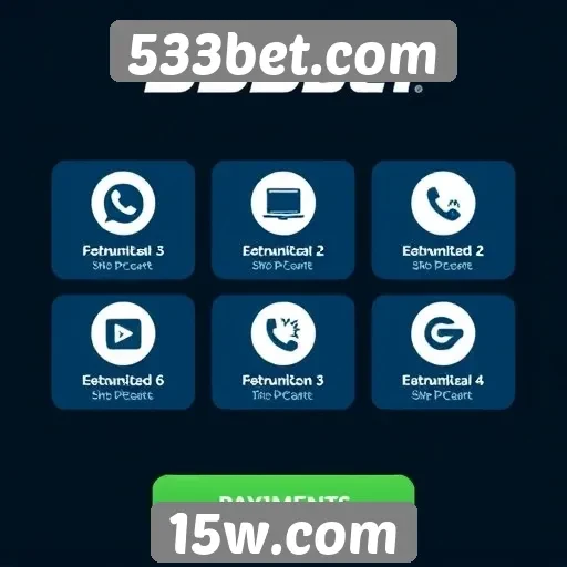 Exploração das opções de pagamento no 533bet.com